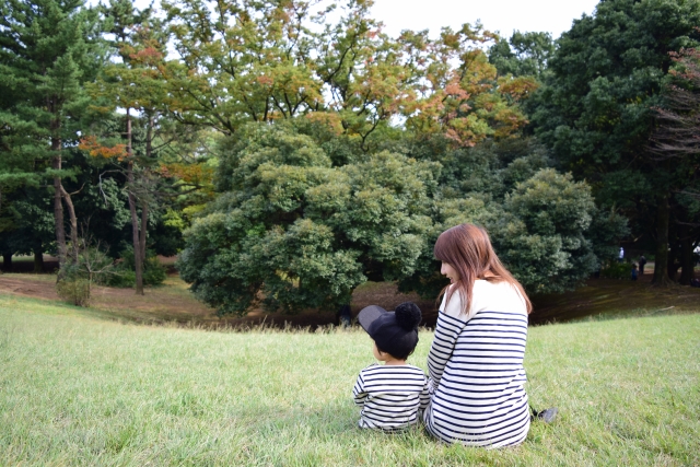 親子で森林へおでかけ