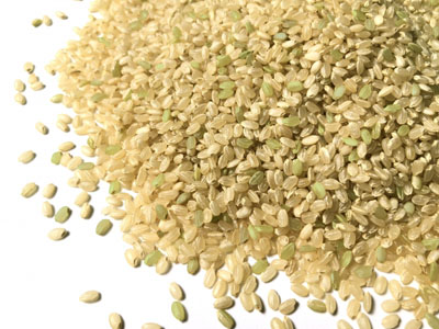 栄養がたっぷり緑玄米を使用